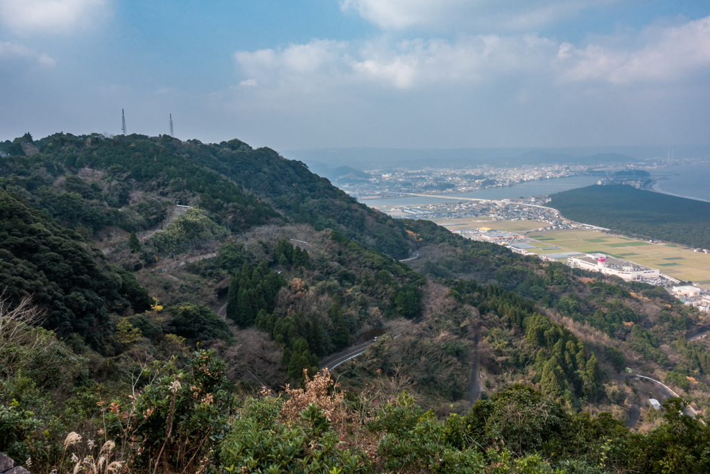 鏡山ひれふり展望台から