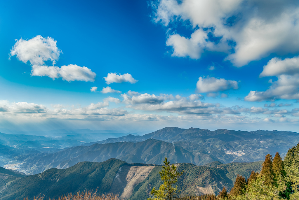 雨山から伊万里方面