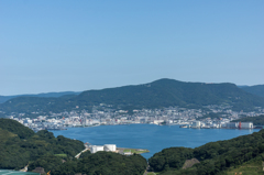 展海峰から佐世保港