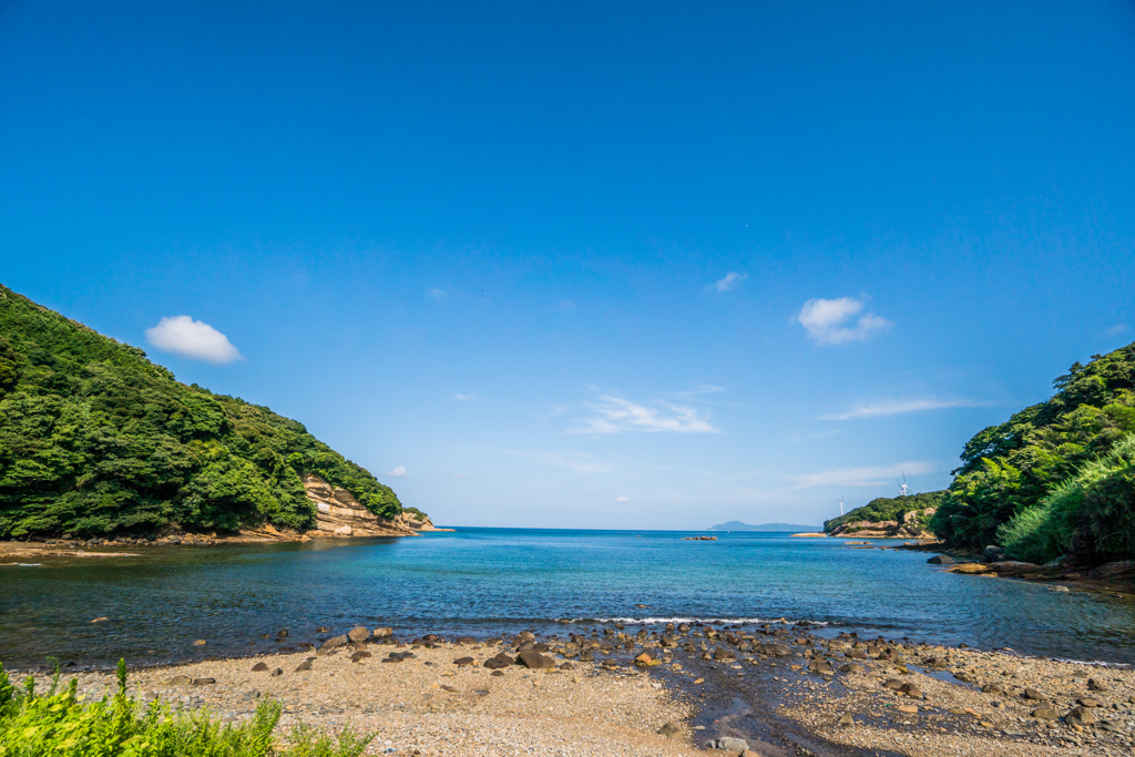 浜野浦の入江