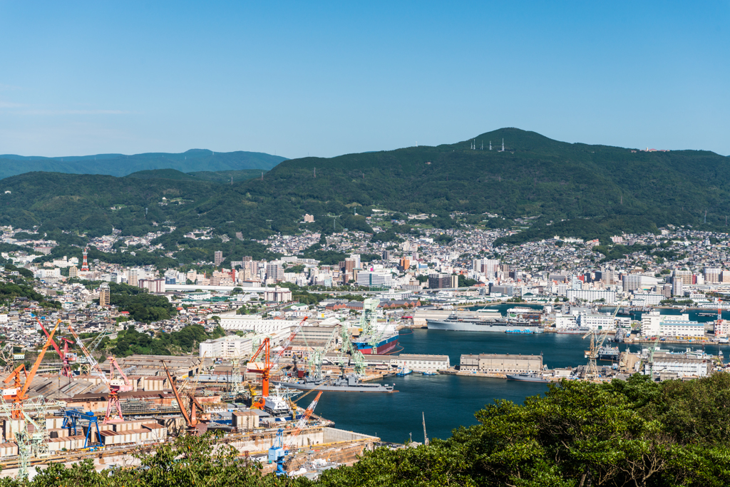 石岳から佐世保港