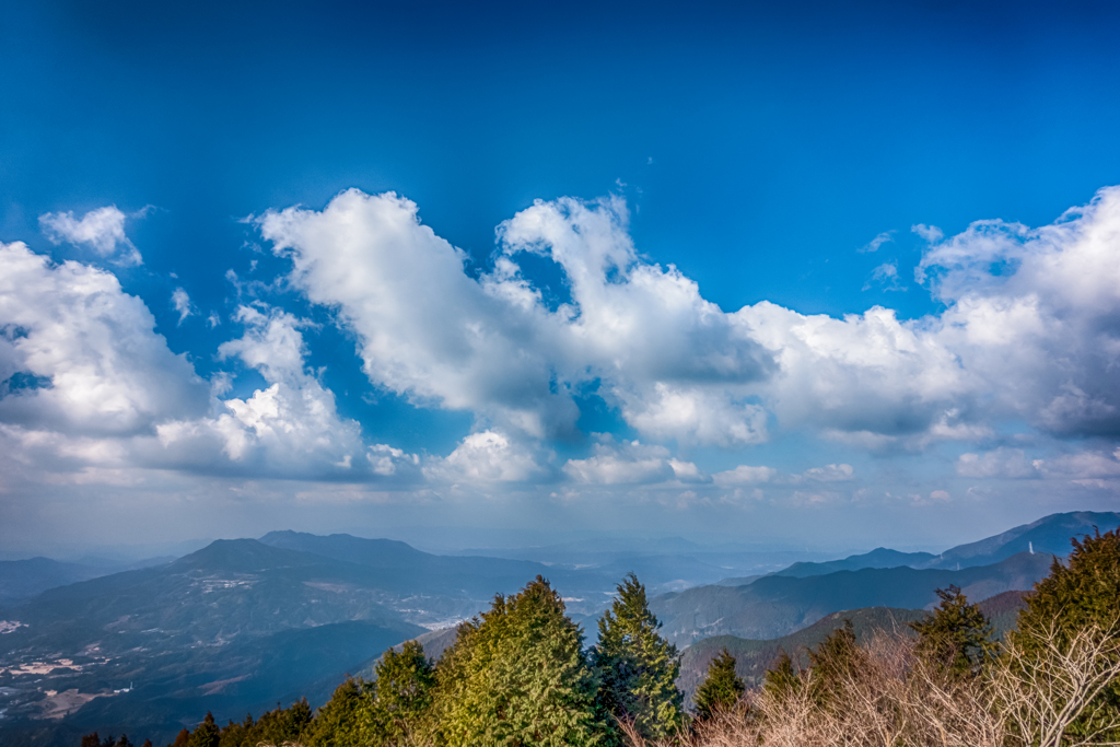 八幡岳、伊万里方面