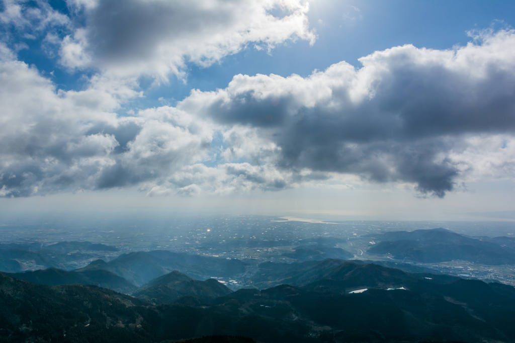 雨山から佐賀平野