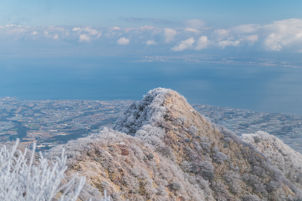国見岳山頂から