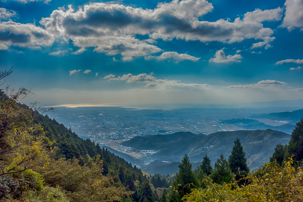 峠から佐賀平野