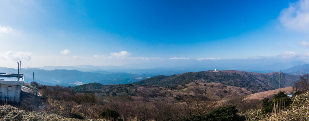 脊振から南のパノラマ