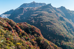 妙見国見間の登山道から