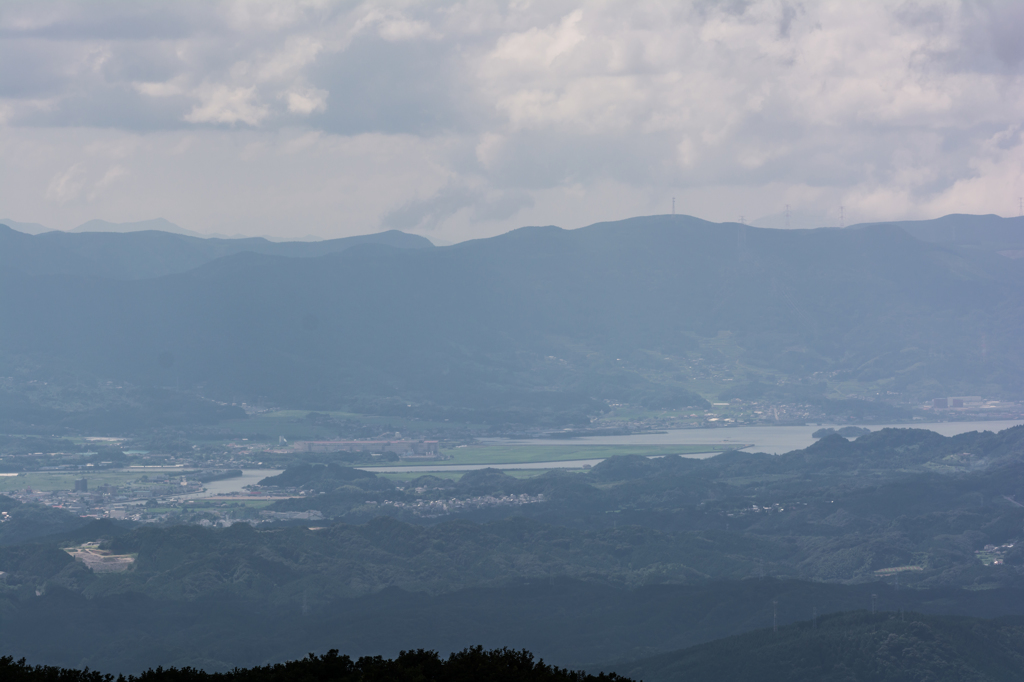 八幡岳山頂から伊万里方面