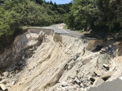 広域農道崩落箇所