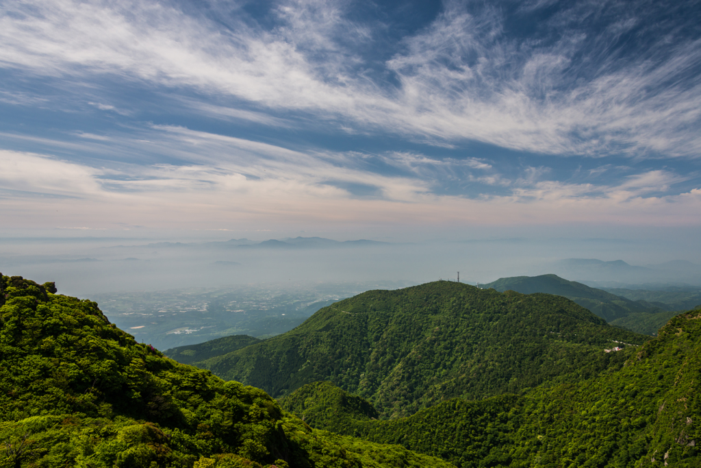 普賢岳から天草方面