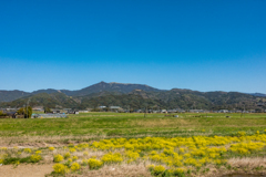 牛津川越しに天山