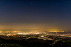 天山からの夜景-2