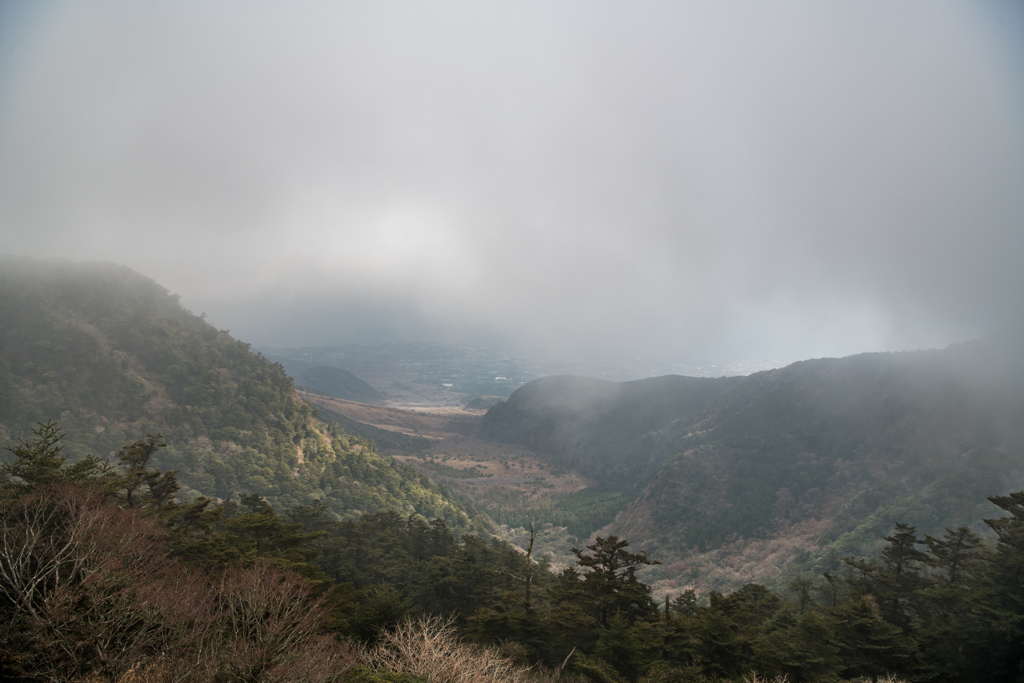 仁田峠から島原方面