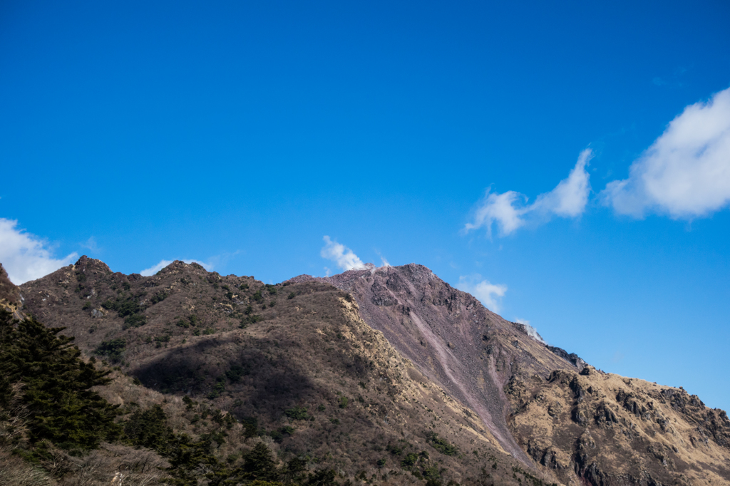 下山して平成新山を振返る