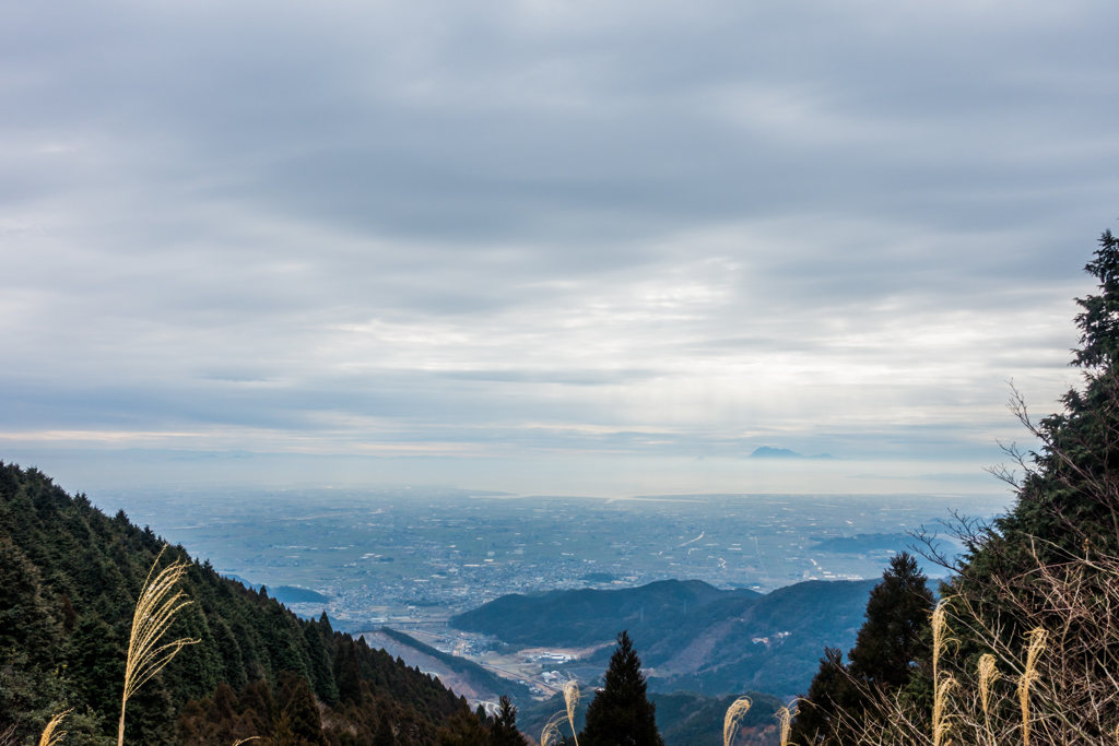 雲仙と佐賀平野