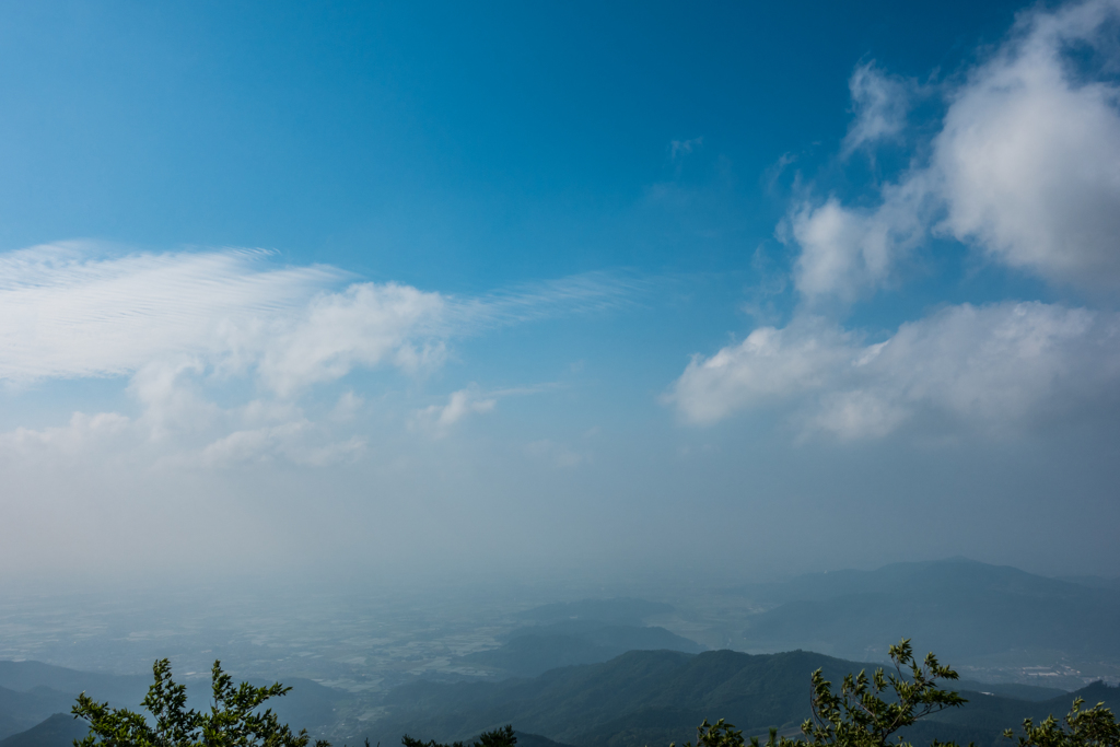 霞む佐賀平野