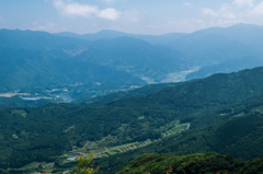 八幡岳山頂から