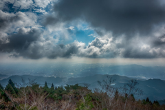 雲下の佐賀平野