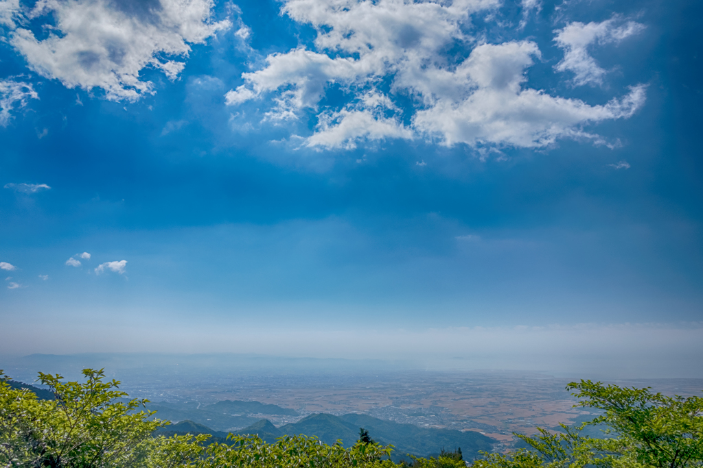 天山から佐賀平野