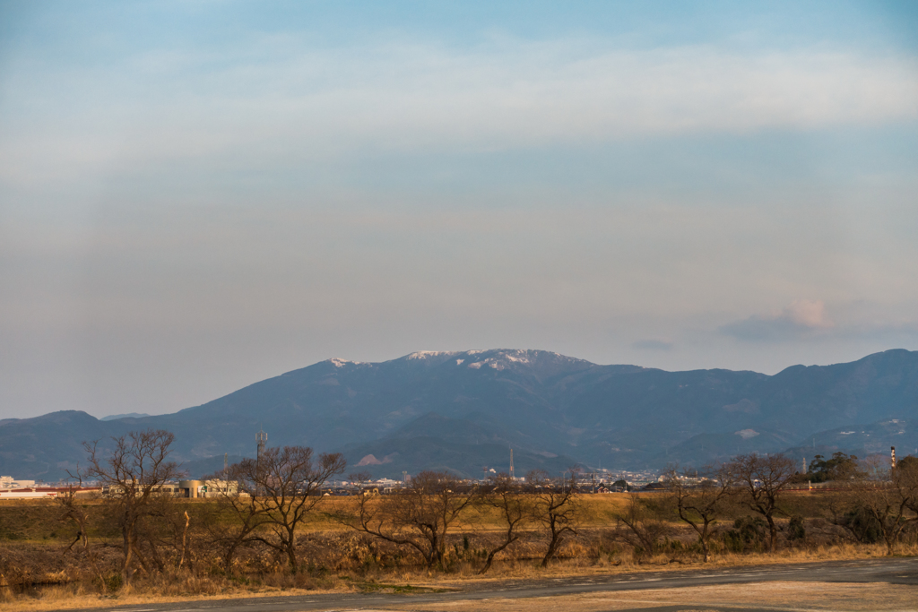 今朝の天山