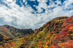 小鍋の縁から本峰方面