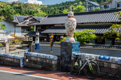 中尾郷の陶器のオブジェ
