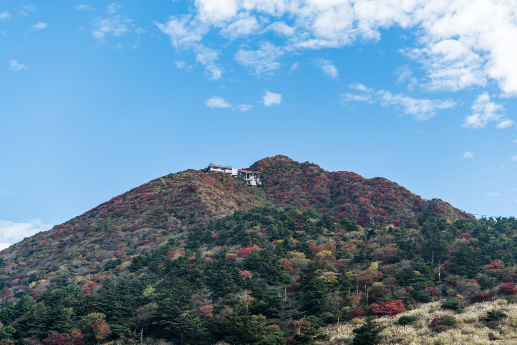 朝の妙見岳
