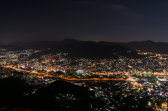 稲佐山からの夜景-35mm-1