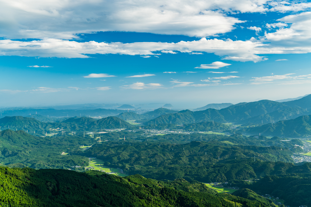 八幡岳から唐津方面