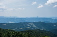 鷹取山から見た棚田