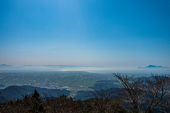 佐賀平野と雲仙 佐賀平野と雲仙