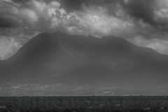 雲を冠する雲仙