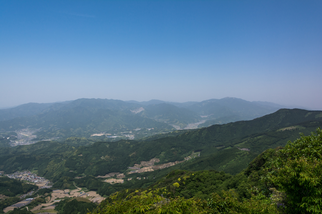 八幡岳から天山方面