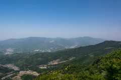 八幡岳から天山方面