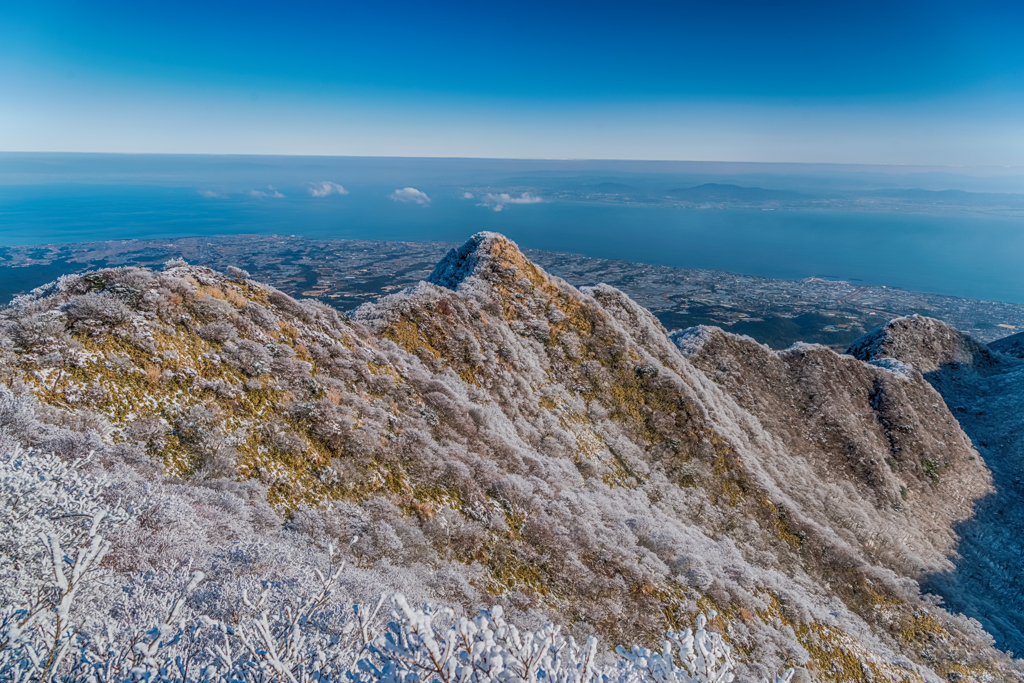 国見岳から島原方面