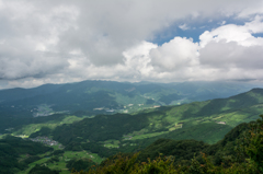 八幡岳山頂から