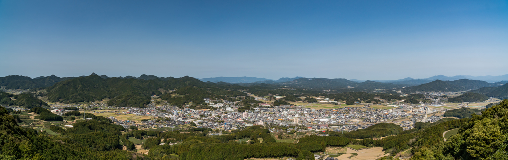 立岩展望台から嬉野パノラマ