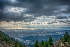 峠から
