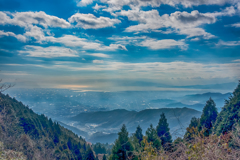 峠から有明海 峠から有明海