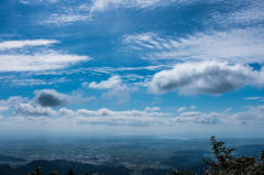天山から佐賀市方面
