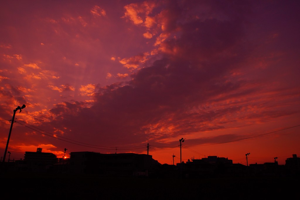 夕闇へ、劇的に