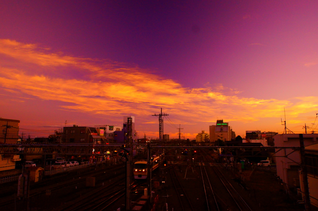 駅舎より