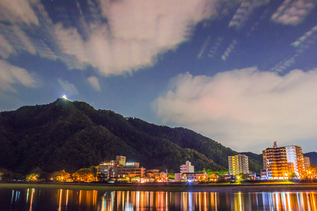 長良川と岐阜城