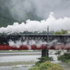 雨の大井川