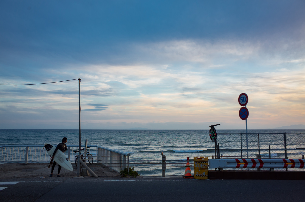 茅ヶ崎の夕暮れ