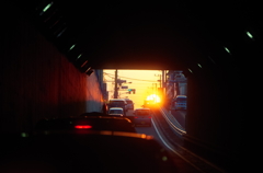 夕日