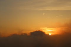 日本の最西端で観る夕焼け