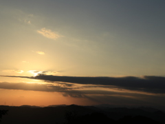 初秋の夕焼け④