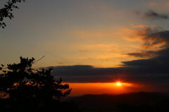 初秋の夕焼け②