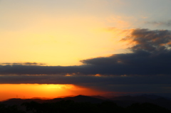 初秋の夕焼け③